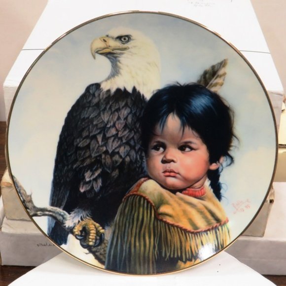 Pride of America's Indians Collector Plate - Brave & Free - Picture 1 of 2